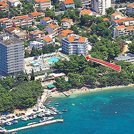 Beachfront With Wonderful Large Terrace Μακάρσκα
